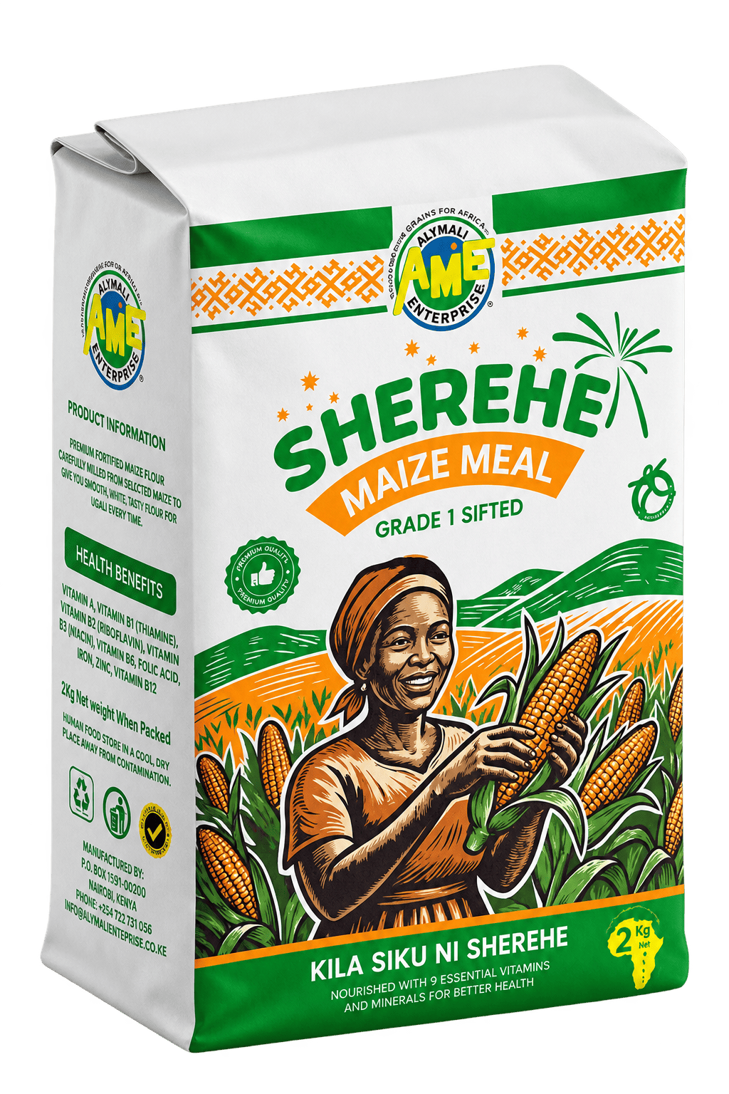 Sherehe 2kg Maize Meal
